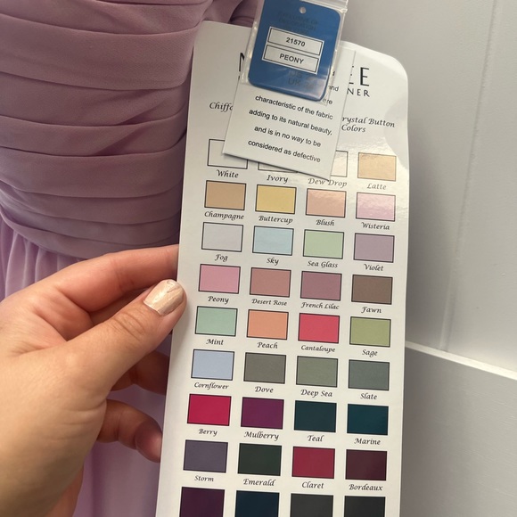 Morilee Madison Gardner Chiffon dress with zipper - Picture 2 of 15